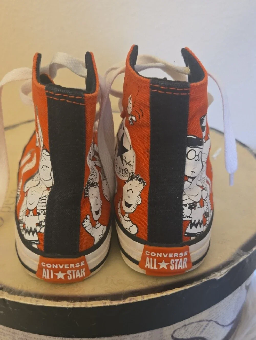 Converse Kids Red & White Peanuts High-Top Sneakers